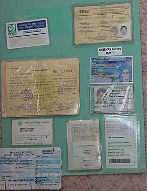 Various forms of illegal ID